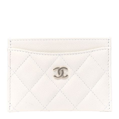 white chanel cardholder|chanel card holder zip around.